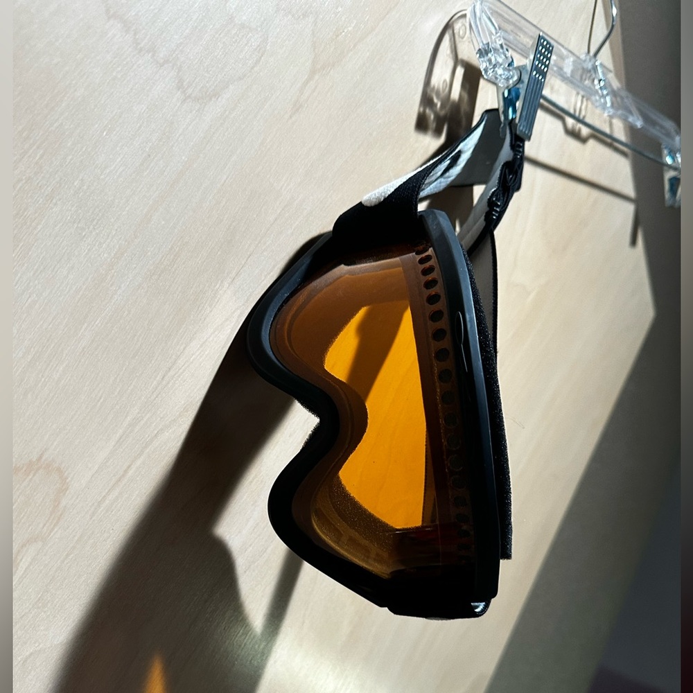 Oakley Black and Orange Ski Goggles